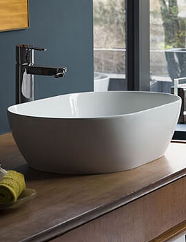 Clearwater Formoso ClearStone Countertop Basin 550 x 350mm - Image