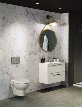 Nuance 2420mm Turin Marble Ultramatt-Laminate Tongue And Groove Wall Panel