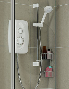 Mira Jump 10.8kW Multi-Fit Electric Shower White-Chrome - Image