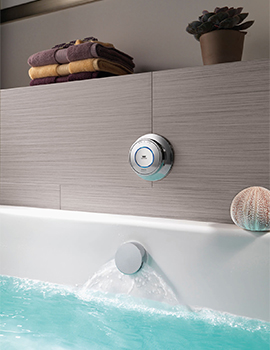 Aqualisa Quartz Classic Smart Digital Bath Filler With Overflow
