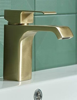Roper Rhodes Hydra Single Lever  Brass Basin Mixer Tap With Click Waste - Image