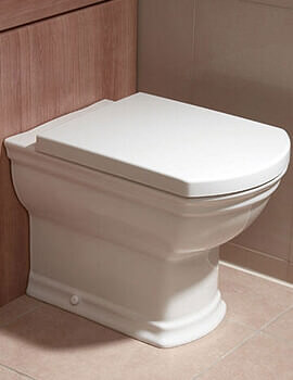 VitrA Serenada White 560mm Back-To-Wall WC Pan - Image