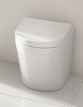 IMEX Arco 520mm Back To Wall WC Bowl With Fixings - Image