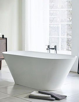 Clearwater Sontuoso Clearstone Freestanding Bath 1690 x 700mm - Image