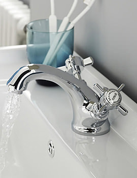 Nuie Beaumont Mono Basin Mixer Chrome Tap With Pop-Up Waste - Image
