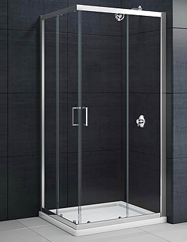 Merlyn Mbox 1900mm Height 6mm Clear Glass Corner Entry Shower Enclosure