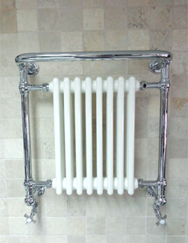 Heritage Clifton 674mm Wide Wall Hung Heated Towel Rail - Image