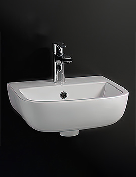 Series 600 1 Tap Hole Hand Basin 400mm - S60040BAS1