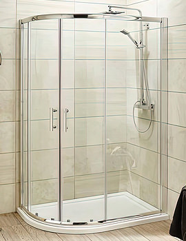 Premier Pacific 900 x 760mm Offset Quadrant Shower Enclosure - Sizes Available