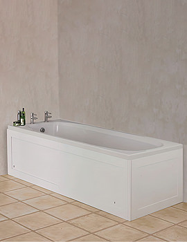 Croydex Unfold N Fit Bath Panel Gloss White