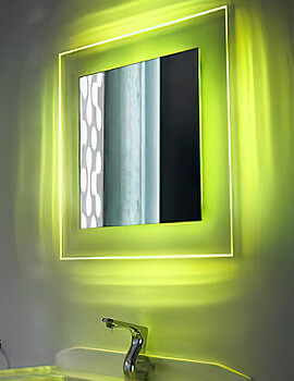Croydex Hang N lock Oakley Illuminated Remote Controlled Mirror - Image