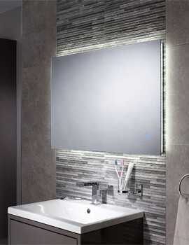 Sensio Eden 900mm Backlit LED Mirror With Touch Switch - Image