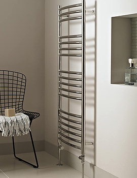 Vogue Kerve Stainless Steel Curved Towel Rail - Image