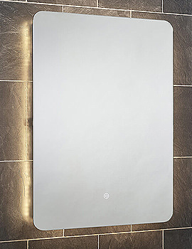 Joseph Miles Regal 600 x 800mm LED Backlit Mirror And Demister Pad - Image