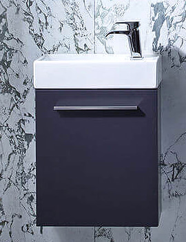Tavistock Kobe 450 x 600mm Wall Mounted Vanity Unit With Basin - Image