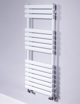 Dq Heating Cove Tr 500mm Wide Oval Tube Heated Towel Rail - Image