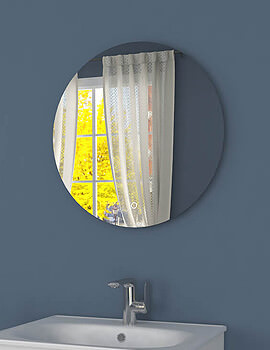 IMEX Alma Round Illuminated Mirror With Demista - Image