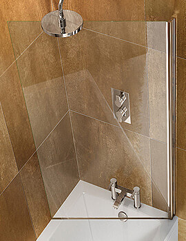 Cleargreen Hinged Bathscreen 850 x 1450mm