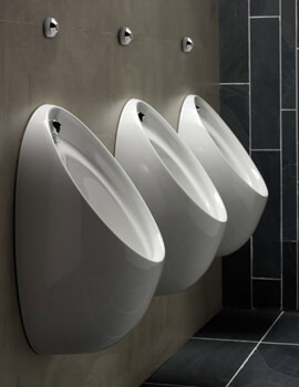 Armitage Shanks Contour 67cm Concealed Urinal With Rimless HygenIQ Bowl - Image