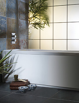 Roper Rhodes Uno White Front Bath Panel 1700mm - Image