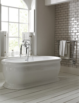 Heritage Derrymore 1745 x 790mm Double Ended Roll Top Bath - Image