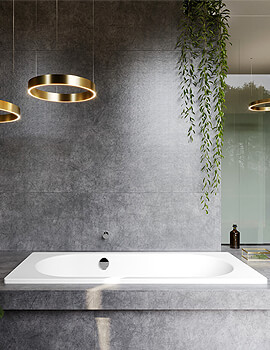 Kaldewei Ambiente Dyna Set 1800mm Single Ended Steel Bath White - Image