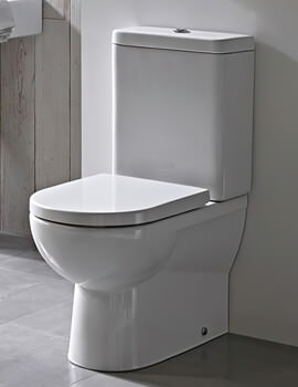 Tavistock Micra White Back To Wall Close Coupled WC Pan With Cistern And Seat - Image