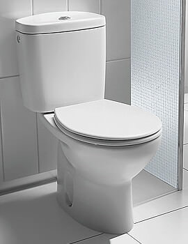 Roca Laura Close Coupled White WC Pan Only - 342396000 - Image