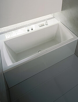 Duravit Daro 1800 x 800mm  Rectangular Bath With Support Feet - Image