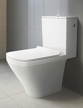 Duravit DuraStyle 370 x 630mm Close Coupled Washdown Toilet With Cistern - Image