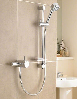Mira Select Exposed Valve Thermostatic Mixer Shower Chrome - Image