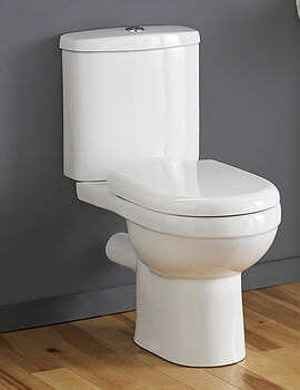Nuie Ivo Close Coupled White WC Set - Image