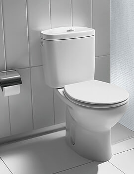 Roca Laura Close Coupled WC Pan White - Image