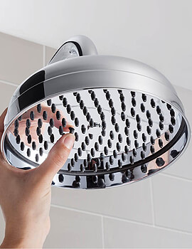 Crosswater Belgravia Chrome Easy Clean Fixed Shower Head 200mm - Image