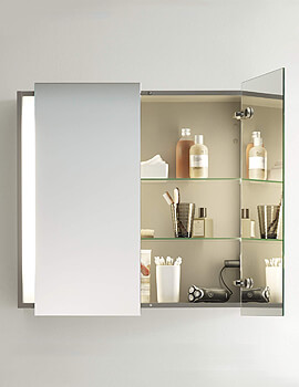 Ketho 750mm High Double Door Mirror Cabinet