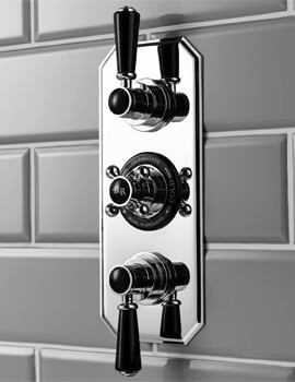 Hudson Reed Topaz Triple Concealed Thermostatic Shower Valve - Image