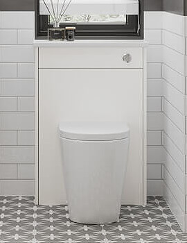 Perla 600mm Floor Standing Back To Wall WC Unit