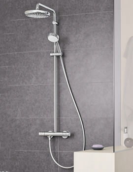 Grohe New Tempesta Cosmopolitan Thermostatic Shower System - Image