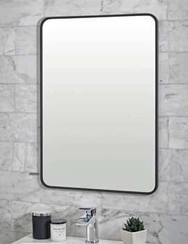 Mono Black Framed Mirror
