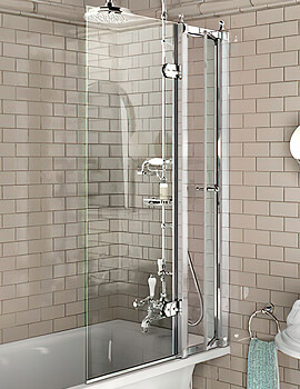 850 x 1450mm Bath Screen With Access Panel