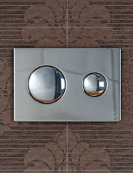 Armitage Shanks Contemporary Dual Flush Plate With Logo - Image
