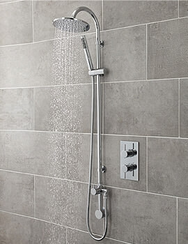 Destiny Shower Kit Chrome With Concealed Outlet Elbow And Diverter