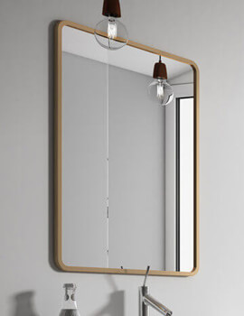 Aqua Vogue 600 x 800mm Reversible Copper Frame Mirror - Image