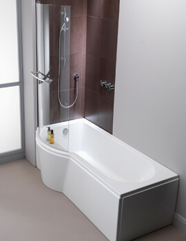 IMEX Arco White Shower Bath - Image