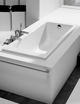 Vythos Double Ended White Acrylic Bath 1700 x 800mm - 247701000