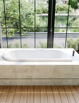 Kaldewei Avantgarde Centro Duo1 1800mm Double Ended Steel Bath White - Image