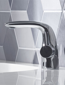 Roper Rhodes Verse Basin Mixer Tap Chrome With Click Waste - Image