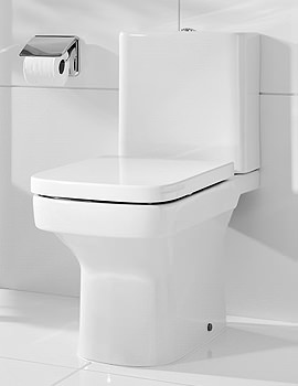 Roca Dama-N Close-Coupled White WC Pan With Fixing Kit 660mm - 342787000 - Image