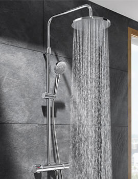 Roca Even-T Round and Square Thermostatic Shower Column - Image