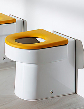 Roca Happening White Floorstanding WC Pan With Dual Outlet - Image